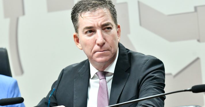 Glenn Greenwald também criticou o silêncio da esquerda diante das ações do ministro do STF, Alexandre de Moraes | Foto: Geraldo Magela/Agência Senado