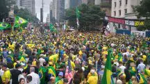 O ato em favor da anistia ocorreu na Avenida Paulista, cartão postal da cidade de São Paulo | Foto: Revista Oeste