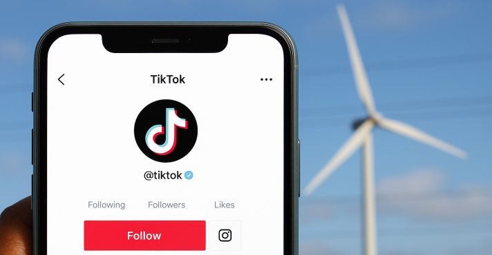 A energia eólica do Brasil chamou a atenção do TikTok | Foto: Artur Piva/ChatGPT