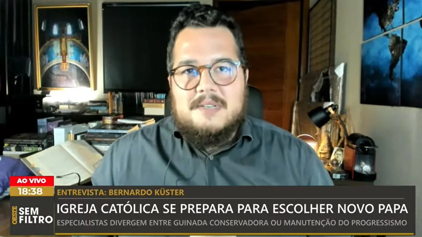 Bernardo Küster é jornalista e professor | Foto: Revista <b>Oeste</b>