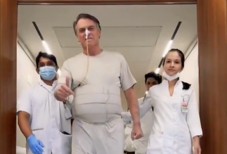 Nesta segunda-feira, 28, Bolsonaro completa 15 dias internado na unidade de terapia intensiva (UTI) | Foto: Reprodução/Redes sociais