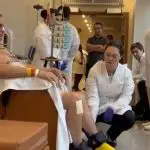 Bolsonaro realizou exercícios de coordenação motora depois de passar por uma cirurgia para remover aderências e corrigir o quadro de subobstrução intestinal | Foto: Reprodução/Redes sociais