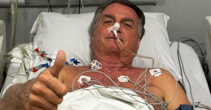 Apesar da boa evolução, Bolsonaro permanece em jejum oral | Foto: Reprodução/Redes sociais