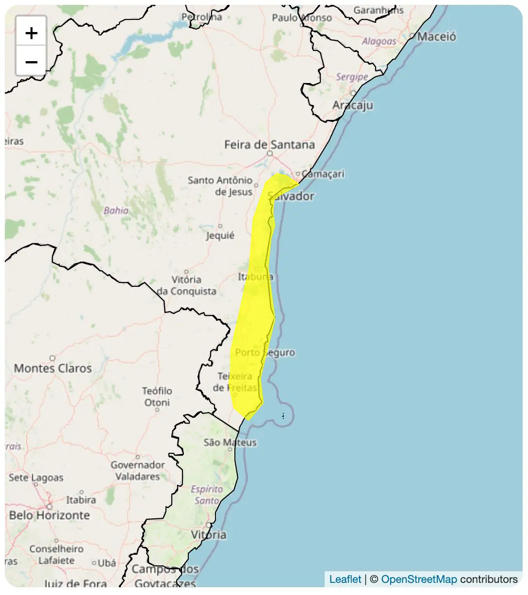 Inmet mapa