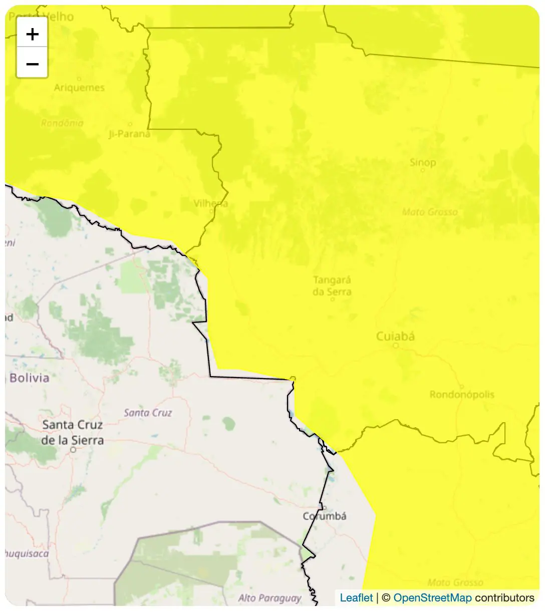 Inmet mapa