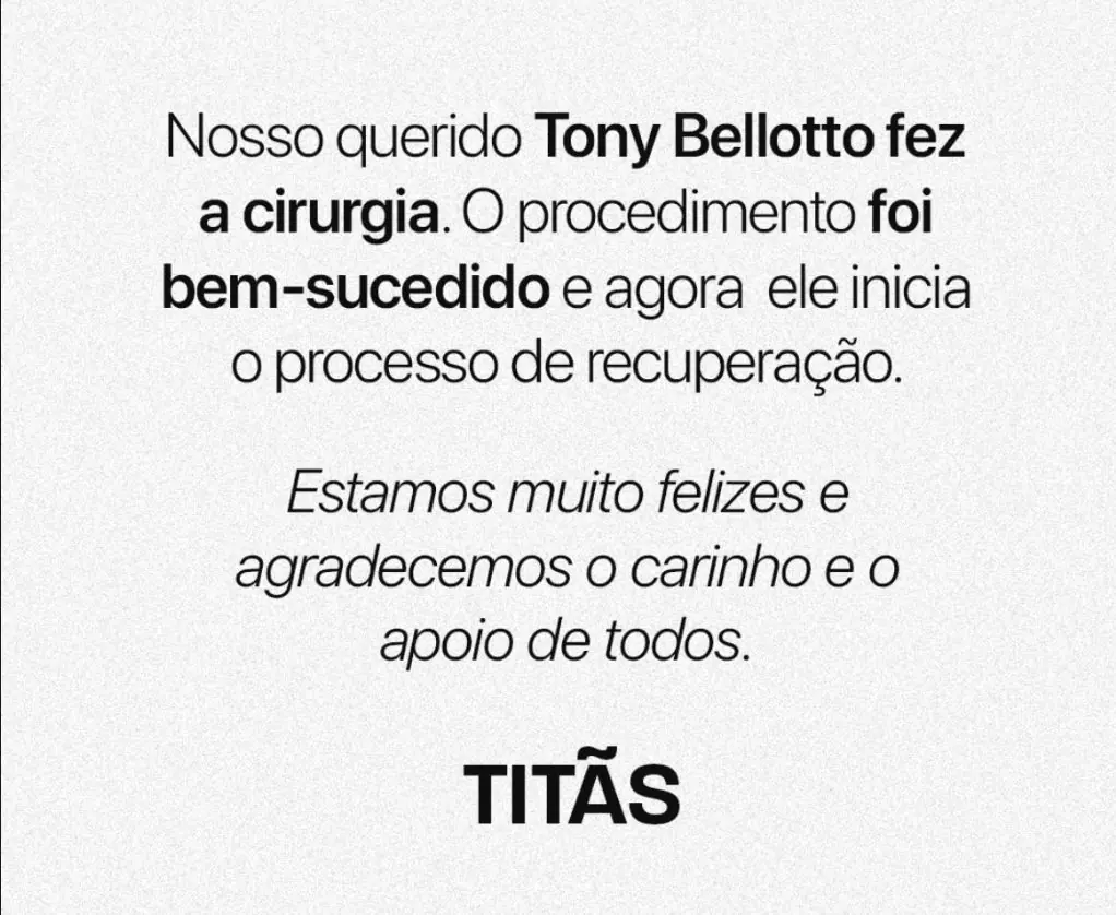 Comunicado Titãs