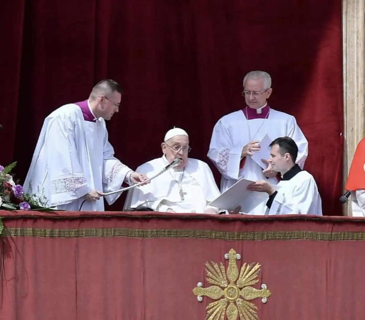 Última aparição pública do papa Francisco