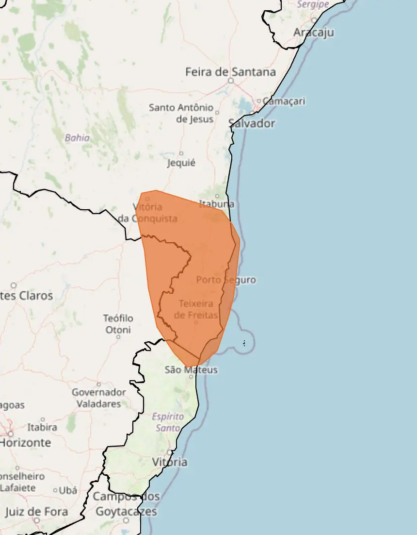 Mapa Inmet