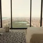 Vista de uma das suítes da cobertura no Steinway Tower, em Manhattan: 360º incluem o Central Park | Foto: Reprodução/Twitter/X