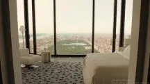 Vista de uma das suítes da cobertura no Steinway Tower, em Manhattan: 360º incluem o Central Park | Foto: Reprodução/Twitter/X