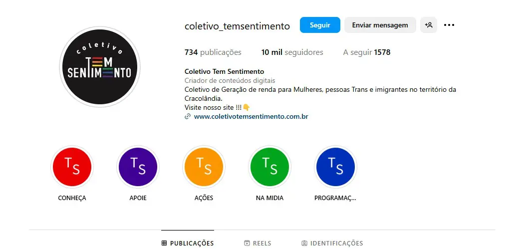 O Coletivo Tem Sentimento não é a única ONG que defende a cracolândia | Foto: Reprodução/Redes sociais
