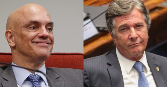 Moraes mandou prender Collor por corrupção na Lava Jato: para usuários das redes sociais, medida busca desviar a atenção de casos negativos, como o escândalo no INSS e a intimação a Bolsonaro na UTI de hospital em Brasília | Foto: Montagem sobre reprodução nas redes sociais
