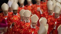 Cardeais durante o conclave de 2013 que resultou na escolha do papa Francisco | Foto: Vaticano/Divulgação