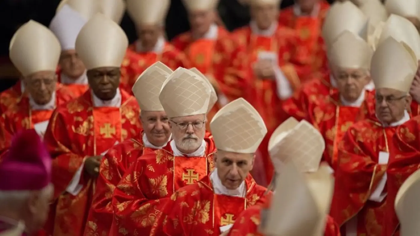 Cardeais durante o conclave de 2013 que resultou na escolha do papa Francisco | Foto: Vaticano/Divulgação