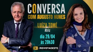 O Conversa com Augusto Nunes é transmitido às terças-feiras, das 20h30 às 21h30 | Foto: Divulgação/Oeste