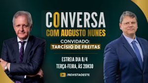 O Conversa com Augusto Nunes é transmitido às terças-feiras, das 20h30 às 21h30 | Foto: Divulgação/Oeste