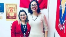 Érica Meireles de Oliveira e Luciane Barbosa Farias, conhecida como a ‘Dama do Tráfico’ | Foto: Reprodução/Whatsapp