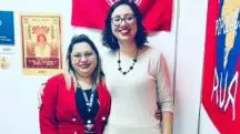 Érica Meireles de Oliveira e Luciane Barbosa Farias, conhecida como a ‘Dama do Tráfico’ | Foto: Reprodução/Whatsapp