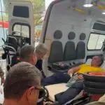 Bolsonaro é socorrido pelo Samu | Foto: Redes sociais/Reprodução