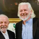 Lula em encontro com Julian Assange, fundador do WikiLeaks, em Roma | Foto: Ricardo Stuckert/PR