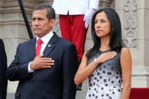 Nadine Heredia e o ex-presidente Ollanta Humala