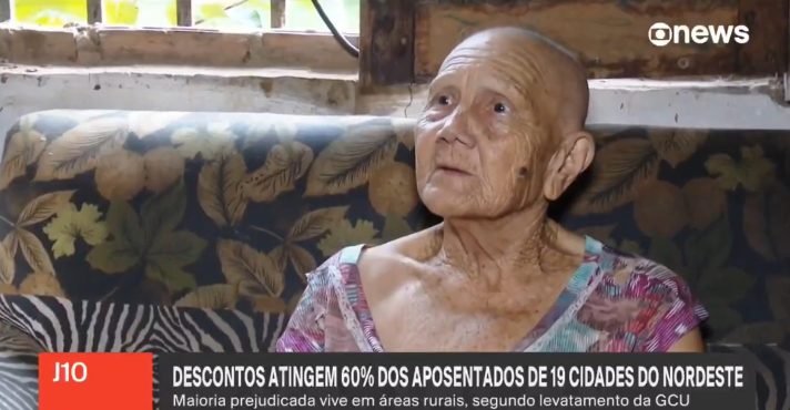 Tereza Simão é uma das vítimas da fraude bilionária no INSS | Foto: Reprodução/GloboNews