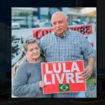 Frei Chico e Maria Baixinha, em 2019, durante visita ao irmão Lula, então preso em Curitiba por envolvimento em esquemas de corrupção | Foto: Ricardo Stuckert