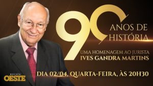 Ives Gandra da Silva Martins nasceu em São Paulo, em 12 de fevereiro de 1935 | Foto: Divulgação/Oeste