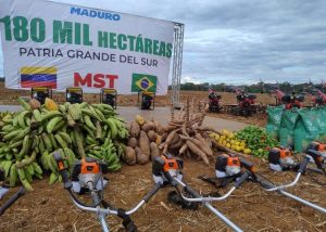 A fazenda Vergareña, onde o MTS instalou a base, tem cerca de 180 mil hectares | Foto: Divulgação/MST