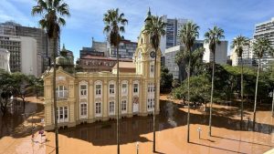 Memorial do RS em maio de 2024: enchente abalou estrutura e comprometeu parte do acervo histórico | Foto: Divulgação