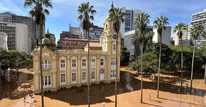 Memorial do RS em maio de 2024: enchente abalou estrutura e comprometeu parte do acervo histórico | Foto: Divulgação