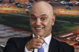 O ministro Alexandre de Moraes, durante eventos sobre os atos de 8 de janeiro - 8/1/2025 | Foto: Marcelo Camargo/Agência Brasil