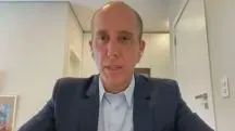 O prefeito de Sorocaba, Rodrigo Manga, durante entrevista à CNN: 'Eu já esperava por isso' | Foto: Reprodução/YouTube