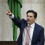 Rubinho Nunes durante sessão na Câmara de São Paulo
