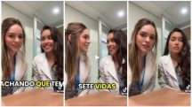 As estudantes publicaram o vídeo na plataforma TikTok | Foto: Reprodução/Redes sociais