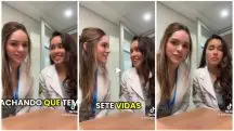 As estudantes publicaram o vídeo na plataforma TikTok | Foto: Reprodução/Redes sociais