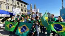 Ato por anistia em Zurique, na Suíça | Foto: Reprodução/Redes sociais