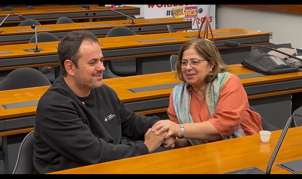 glauber e a ministra Cida