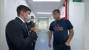 Pavanato gravou uma fiscalização na UPA Santo Amaro