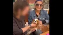 Rachel Dancyg e seu cachorro, Billie