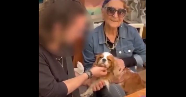 Rachel Dancyg e seu cachorro, Billie