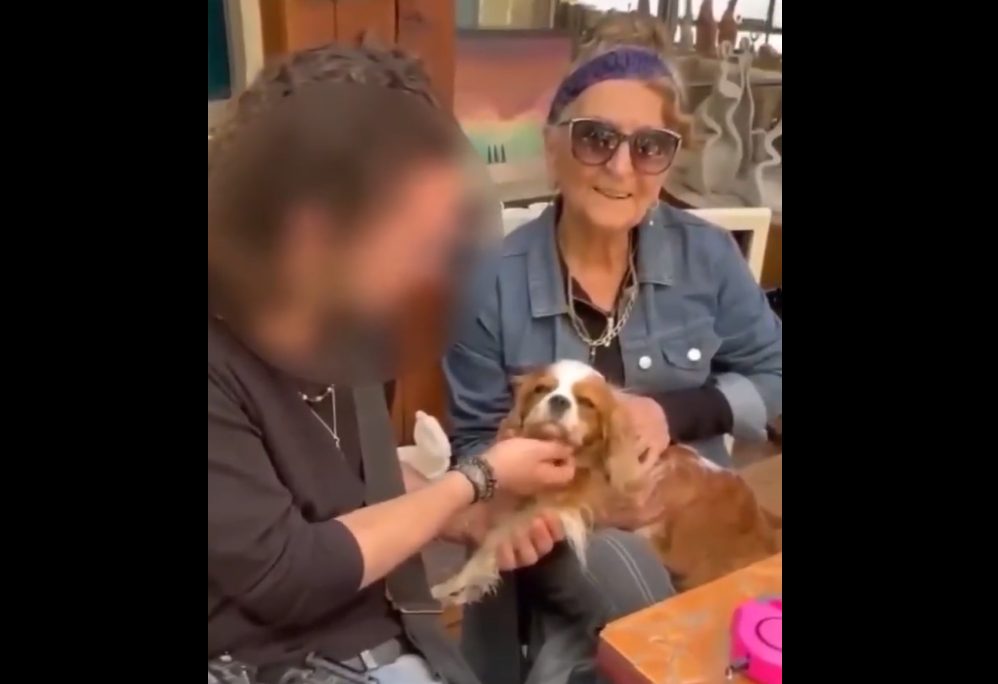 Rachel Dancyg e seu cachorro, Billie