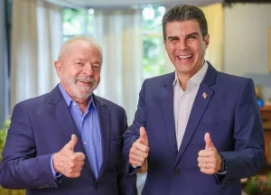 Lula, ao lado do governador do Pará, Helder Barbalho | Foto: Divulgação/Ricardo Stuckert