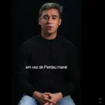 Nikolas, em uma das cenas do seu mais novo vídeo: 'perdeu, mané' e o batom como símbolo da busca por justiça | Foto: Reprodução/Twitter/X