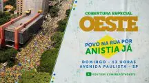 revista oeste - cobertura do ato pela anistia já - avenida paulista - 06042025