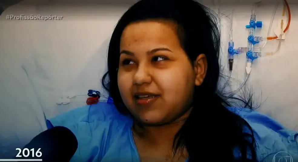 Vitória Chaves da Silva em entrevista ao Profissão Repórter, em 2016 | Foto: Reprodução/TV Globo