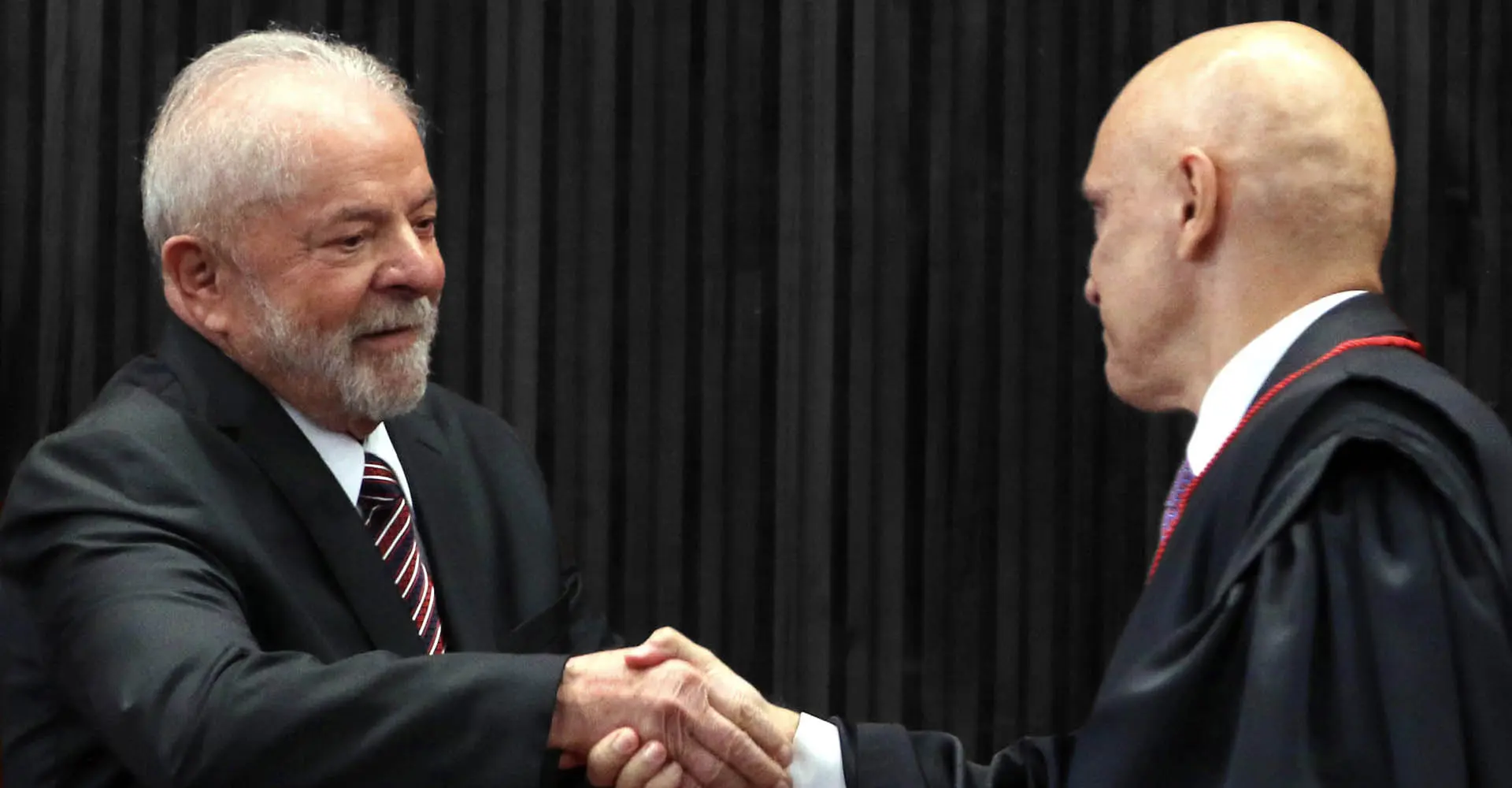 O presidente Lula e o ministro do STF Alexandre de Moraes: Brasil vive situação que nunca experimentou em sua história |