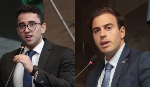 Os vereadores Thiago Medina e Gilson Machado Filho | Foto: Reprodução/Câmara Municipal de Recife