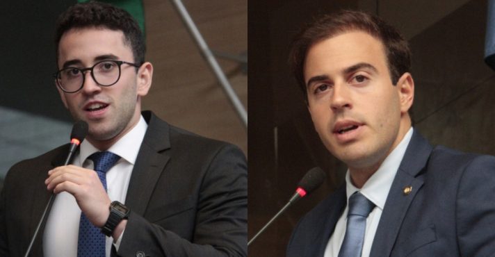 Os vereadores Thiago Medina e Gilson Machado Filho | Foto: Reprodução/Câmara Municipal de Recife
