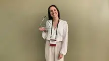 Giovanna Carello Collar, de 28 anos, foi aprovada para pesquisar Alzheimer em Harvard | Foto: Arquivo pessoal/UFRGS